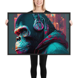 Hip-Hop Jungle King: Limited Edition Spray Paint Poster